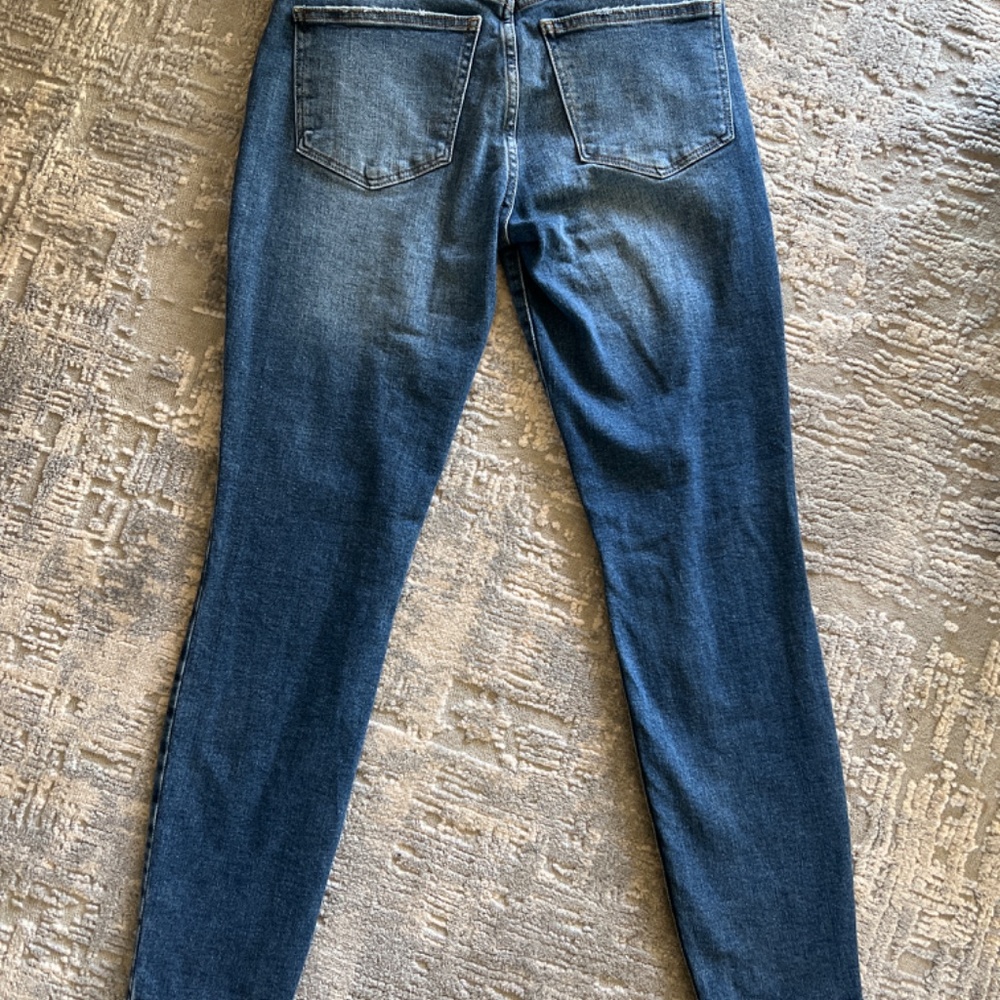 Lucky Brand Ava Mid Rise Ava Ripped Skinny Jeans - Picture 4 of 4
